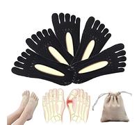 Orthoes Bunion Relief Socks, Projoint Antibunions Health Sock, Sock Align Toe Socks for Bunion, Anti Bunion Socks, Anti Bunion Socks for Women and Men, Bunion Pads To Wear With Shoes (5 Pairs,Black)
