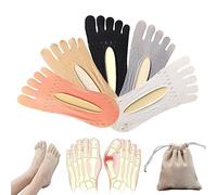 Orthoes Bunion Relief Socks,Projoint Antibunions Health Sock,Sock Align Toe Socks for Bunion,Anti Bunion Socks,Anti Bunion Socks for Women and Men,Bunion Pads To Wear With Shoes (5Pairs,Five Colors)