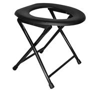 Orthologics™ Sedile WC pieghevole, sgabello per WC con fondo stabile, multiuso, portatile, sgabello da doccia, sgabello per anziani e adulti, M6