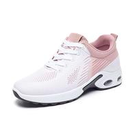 Orthopedic Running Shoes for Women - Arch Support, Breathable Mesh Sneakers for Walking, Gym, Fitness (Pink,34.5)