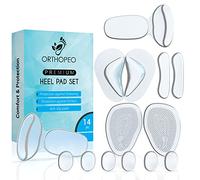 ORTHOPEO© talloniere in silicone per tallonite I solette gel I solette scarpe contro vesciche & sfregamento I Set da 14