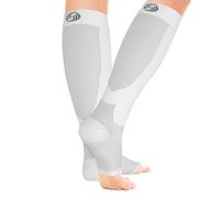 Orthosleeve®, gambale a compressione per piede e polpaccio, FS6 + 'Plus' All in One, esclusiva tecnologia di compressione in 11 zone, aumenta la circolazione, dà sollievo al dolore provocato dalla fascite plantare, al dolore del tallone e a quello causato dalla periostite, 1 paio