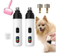Orthotrimmer, Ortho Trimmer Dog Cat, Orthopaw Ortho Trimmer Pro, tagliaunghie con 2 velocità e teste di macinazione, smerigliatrice delicata e a basso rumore (2 pezzi + 2 testine di macinazione)