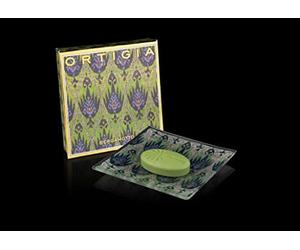 Ortigia Bergamotto Piattino Vetro + Sapone 40 gr