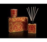 Ortigia Palo Santo Scatola Di Latta Rossa Candela & Diffusore