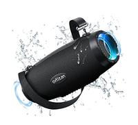 Ortizan 80W Cassa Bluetooth Potente, Altoparlante Impermeabile IPX7, Portatile con Capacità Batteria 12000 mAH, con Luce LED, Wireless 5.3, Bassi Profondi, AUX, TF Card