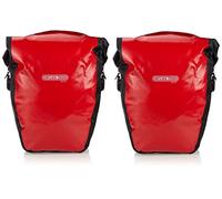 Ortlieb Coppia di borsa impermeabili per bici Back Roller City da 40 Litri Rosso/Nero