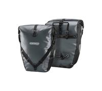 Ortlieb - Tracolle da bicicletta 2 x 20 L per ruota posteriore - Back-Roller Classic QL2.1 40L Asphalt/Black - Grigio