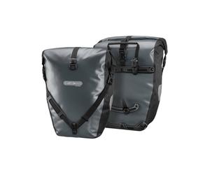 Ortlieb - Tracolle da bicicletta 2 x 20 L per ruota posteriore - Back-Roller Classic QL2.1 40L Asphalt/Black - Grigio