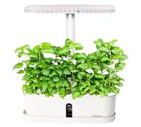Orto da interno idroponica - Pronto a spingere Smart Garden con luce LED - Kit Serra Idroponica da casa - Timer automatico e pompa dell'acqua: capacità per 10 germogli simultanei - Serra Smart