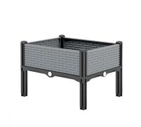 Orto Verticale, Orto Rialzato da Esterno, Fioriera da Esterno in Materiale PP, Fioriere da Giardino Rialzate da Esterno, for Terrazza, Balcone(profondità Interna 15cm)
