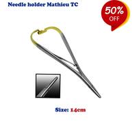 Ortodontiche Ago Supporto Mathieu TC 14cm- Aghi Sorreggere Chirurgia Forcipi Ce