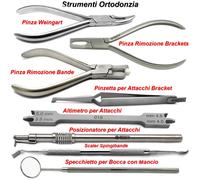Ortodonzia Pinza per Rimozione di Bande Togli Attacchi Pinzetta Spingibande Orto