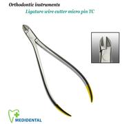 Ortodonzia Strumenti Ligature Wire Cutter Micro Pin Long Handle TC Odontoiatria