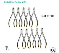 Ortodonzia Strumenti Tronchesi Distali Short Handle TC Laboratorio - Pack Of 10
