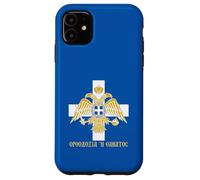Ortodossia o Death Eagle Bandiera bizantina greca Custodia per iPhone 11