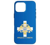 Ortodossia o Death Eagle Bandiera bizantina greca Custodia per iPhone 16 Pro Max