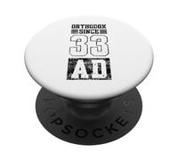 Ortodosso dal 33 d.C. Cristianesimo bizantino orientale PopSockets PopGrip Adesivo