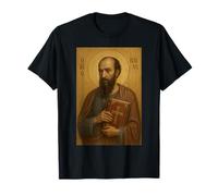 Ortodosso St. Paul l'apostolo con l'icona della Bibbia Maglietta