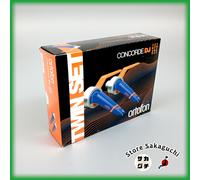 ortofon Concorde MKII DJ Twin Set Headshell integrato stilo sferico con custodia