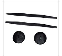 Ortola 11 set di cinghie piatti nero