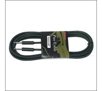 Ortola 1420 Cavo altoparlante standard 3 m jack/jack 24 AWG Nero