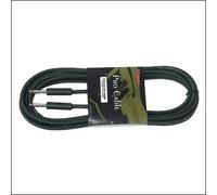 Ortola 1422 Cavo altoparlante standard 10 m jack/jack 24 AWG Nero