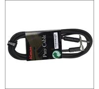 Ortola 4917 - Cavo stand 3 m jack/jack 24 AWG, colore: Nero