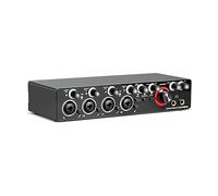 Orton 4 Canali Interfaccia Registratore Suono Studio Registrazione Regolatore del Volume con Scheda Audio Registrazione per Registrazione del Canto