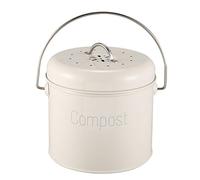 Orton Compost Bin 3L - Bidone da cucina in acciaio inox - Composter da cucina per rifiuti alimentari - Filtro carbone