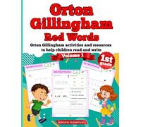 Orton Gillingham Red Words. Orton Gillingham activities and resources to help children read and write. Volume 1.