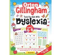 Orton Gillingham Tools For Kids With Dyslexia. 100 activities to help children with dyslexia differentiate and correctly use “b”, “d”, “p” and “q” letters. 6-8 years. Black & White Edition.