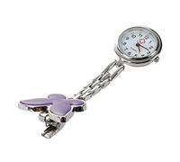 Orton Orologio da infermiere, movimento al quarzo, con chiusura a farfalla, spilla