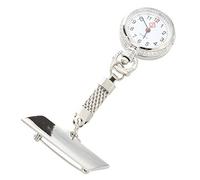 Orton Orologio da infermiere movimento al quarzo con spilla, argento