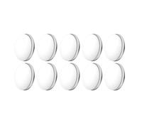 Orton Pesi magnetici per tende da doccia, 10 pezzi, colore bianco