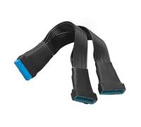 Orton Scheda Madre USB 3.0 19PIN Header 1To2 Prolunga Splitter 19Pin 20Pin Prolunga Interna Adattatore 15Cm