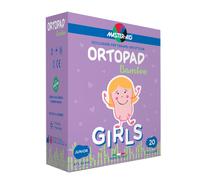 MASTER AID Ortopad Girls Medium - Cerotti Colorati Oculari per Bambini - Cerotto Occlusore Occhio Bambini per il Trattamento di Occhio Pigro e Strabismo - 1 Confezione da 20 Pezzi - 7,6 x 5,4 cm