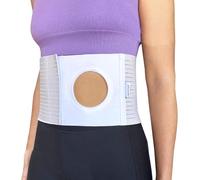 OrtoPrime Cintura Stoma - Fascia per Colostomia Unisex - Cintura di Comfort per Ostomia - Fascia per Uomini e Donne con Colostomia - Fascia Post-Chirurgica per Ernia Addominale (Taglia L 95-105cm)