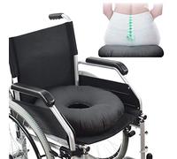 OrtoPrime Cuscino Antidecubito - Ciambella per Emorroidi - Seduta Ortopedica per Sedia a Rotelle - Supporto Ergonomico Donna Uomo - Ciambella Sanitaria per Coccige e Poltrona