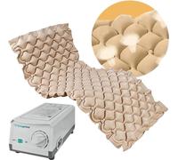 OrtoPrime Materasso a Pressione alternata 200x90x7cm, Materasso ad Aria antidecubito con compressore Silence Comfort comprensivo di Materasso a Pressione per piaghe da decubito e decubito.