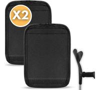 OrtoPrime PACK X2 Cuscinetti per Stampelle Confortevoli - Imbottiture per Deambulatori e Bastoni per Anziani - Coprimaniglie Protettivi per Stampelle Ortopediche