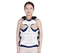 Ortosi toracolombare Regolabile Support Support Decompressione della Colonna Verte Battuta di Fissaggio toracolumbar per Sollievo dal Dolore alla Spalla del Collo, B, A