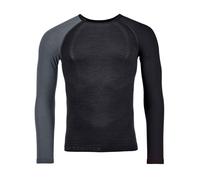 Maglietta da uomo Ortovox Competition Light LS M Taglia: M / Colore: nero/grigio