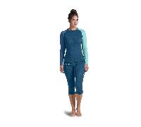 Ortovox - Women's 120 Comp Light Short Pants - Intimo lana merinos S blu