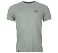 Ortovox - 120 Cool Tec Mountain Stripe T-Shirt - Maglia merino S verde