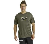 Ortovox 140 Cool Landscape TS M - T-shirt - uomo XL Dark Green man Tencel/Lyocell,Ortovox Wool Promise,Lana Merino
