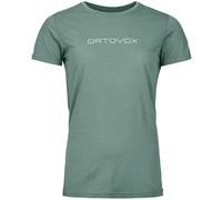 Ortovox 150 Cool Brand Ts W - T-shirt - donna XS Green woman Tencel/Lyocell,Ortovox Wool Promise,Lana Merino