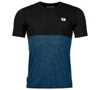 Ortovox - 150 Cool Logo T-Shirt - Maglia merino XXL blu/nero