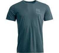 Maglietta funzionale da uomo Ortovox 150 Cool Mtn Mission Ts M Taglia: M / Colore: grigio scuro