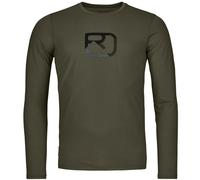 Ortovox 150 Cool Mtn Silhouette Ls M - maglia maniche lunghe - uomo S Dark Green man Prodotto Climaticamente Neutrale,Ortovox Wool Promise,Lana Merino,Tencel/Lyocell